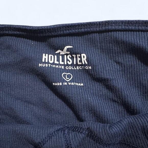 Navy blue hollister co tank top with lace - Picture 3 of 5